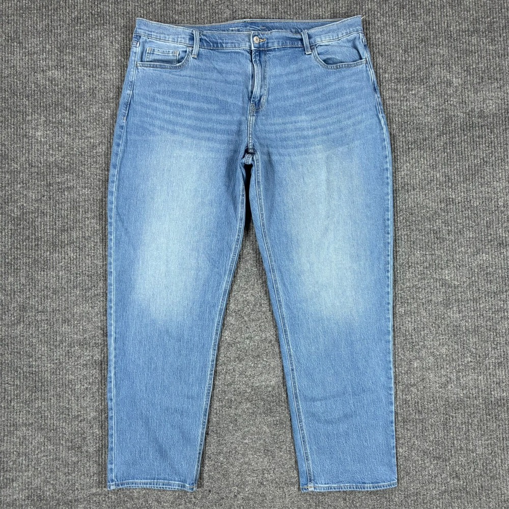 Old Navy Boyfriend Jeans Womens Size 20 Long Light Wash Denim High Rise